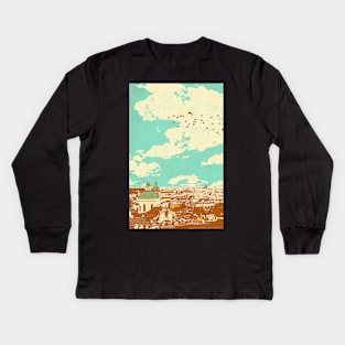 CITY OF PRAGUE Kids Long Sleeve T-Shirt